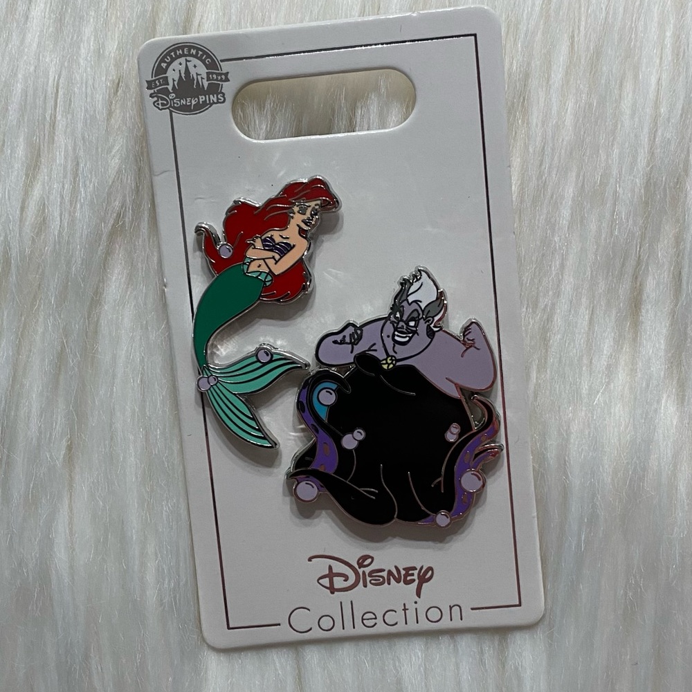 Ariel and Ursula pin set